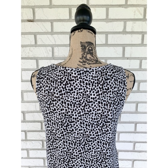 NWT Express Black and White Peplum Top Size Small - Picture 6 of 9